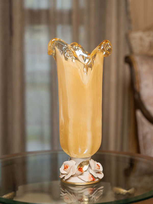 Floral-Crystal-Vase-Honey-Small
