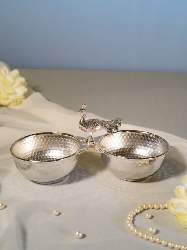 Peacock Motif Bowl Set Of 2