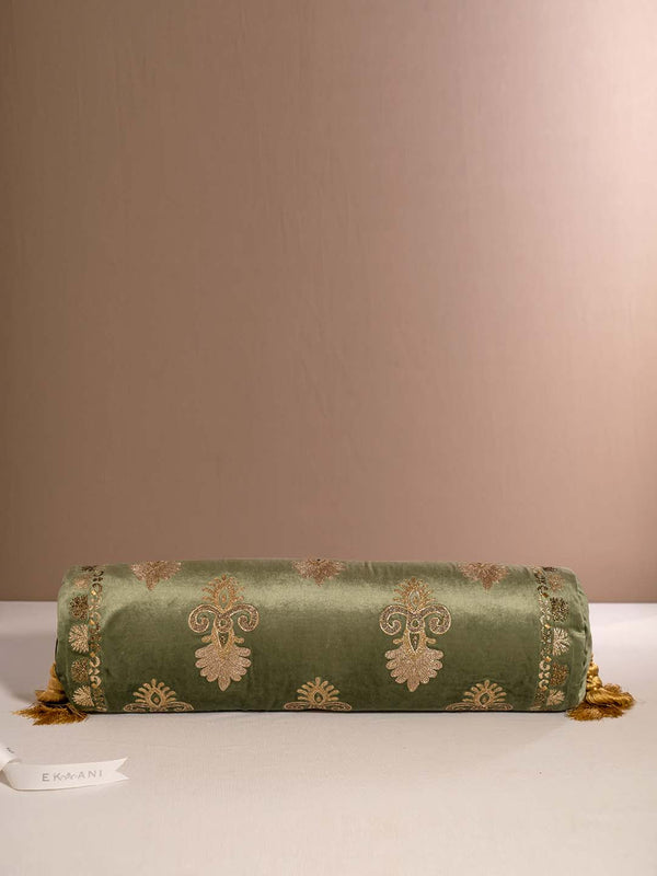 MUGHAL-BASE FABRIC VISCOSE VELVET WITH ZARI AARI WORK INHANCING WITH BADLA EMBROIDERY-BLOSTER