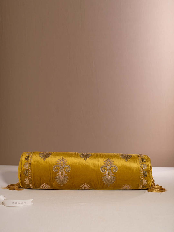 MUGHAL-BASE FABRIC VISCOSE VELVET WITH ZARI AARI WORK INHANCING WITH BADLA EMBROIDERY-BLOSTER
