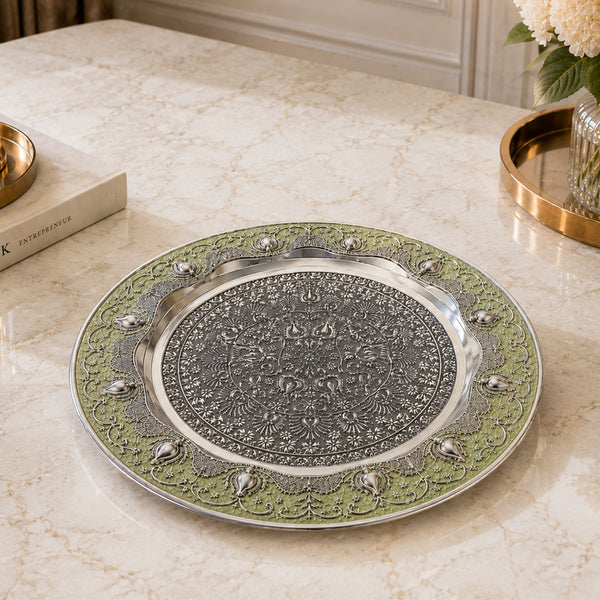 Lotus Round Tray