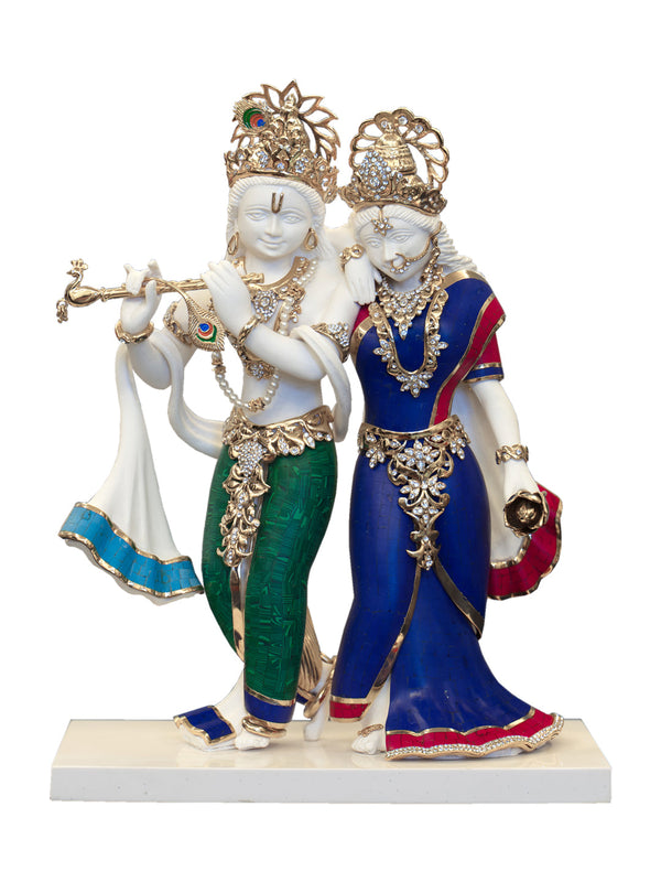 Buy Radha Krishna Stone Inlay Large