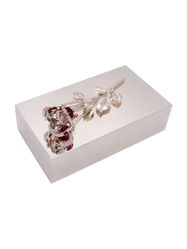 Buy Rose Motif Jewelry Box