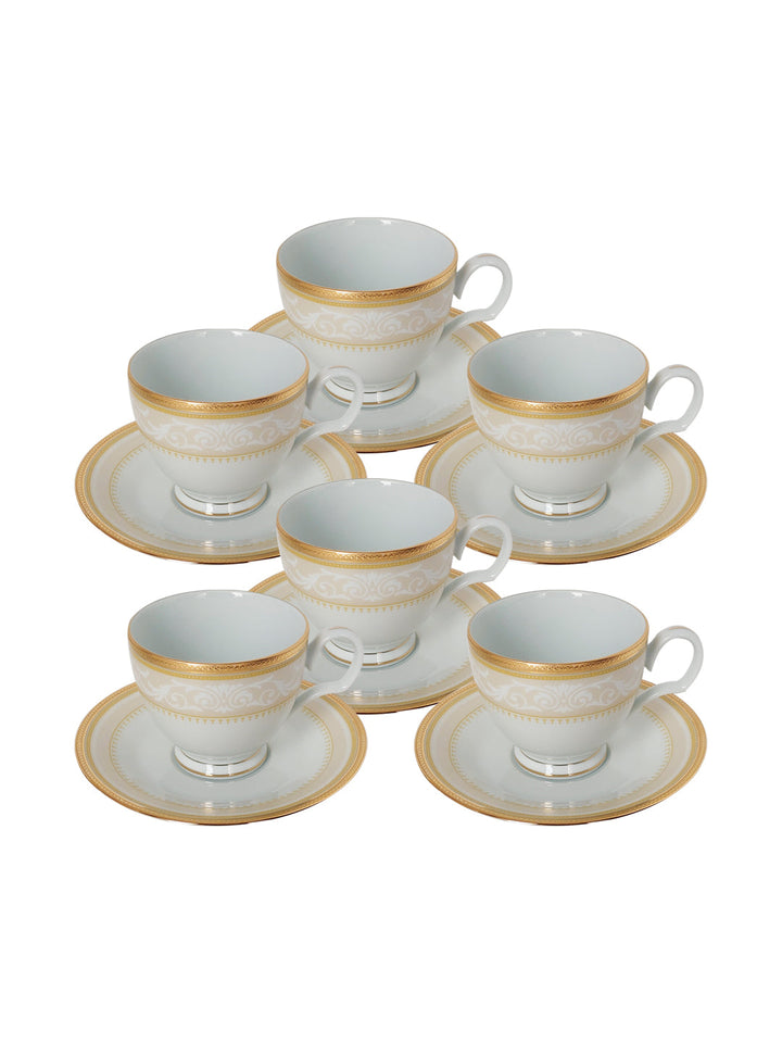 Buy Glendonald Gold-12 Pcs Cup & Saucer