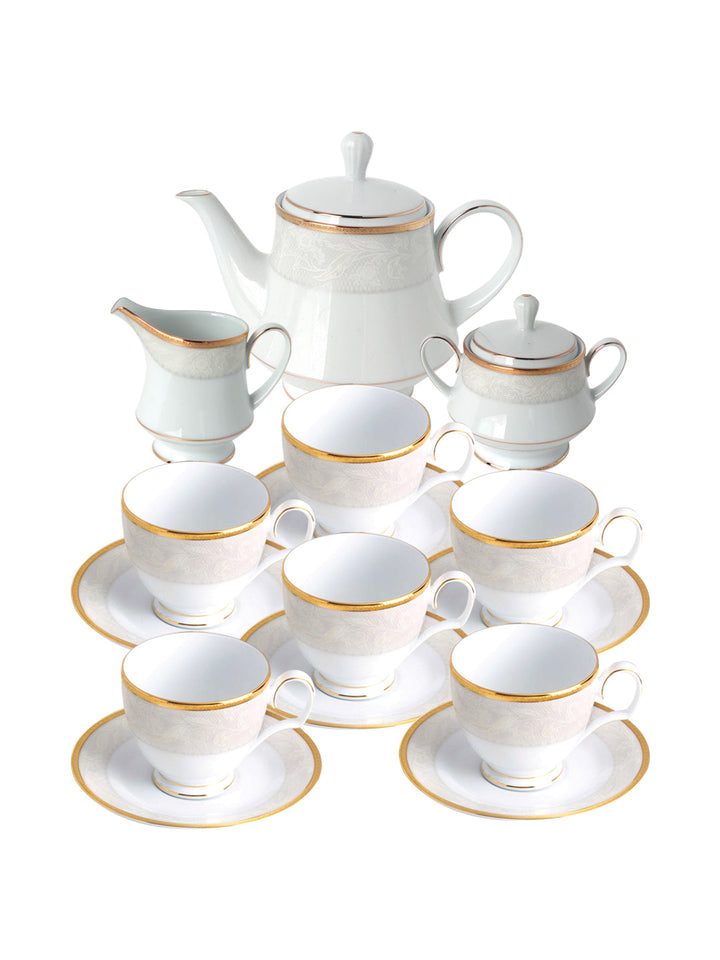Buy Flanders Gold-17 Pcs Tea Set