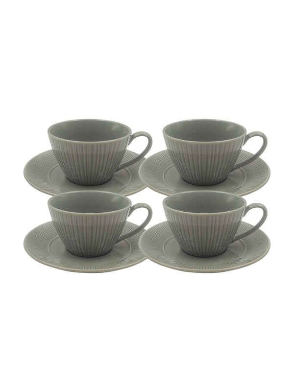 Buy Conifere Ash-4 Pcs Tea Cup Saucer
