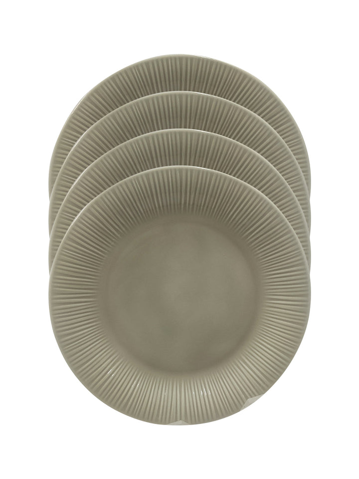 Buy Conifere Taupe-4 Pcs Dinner Plate
