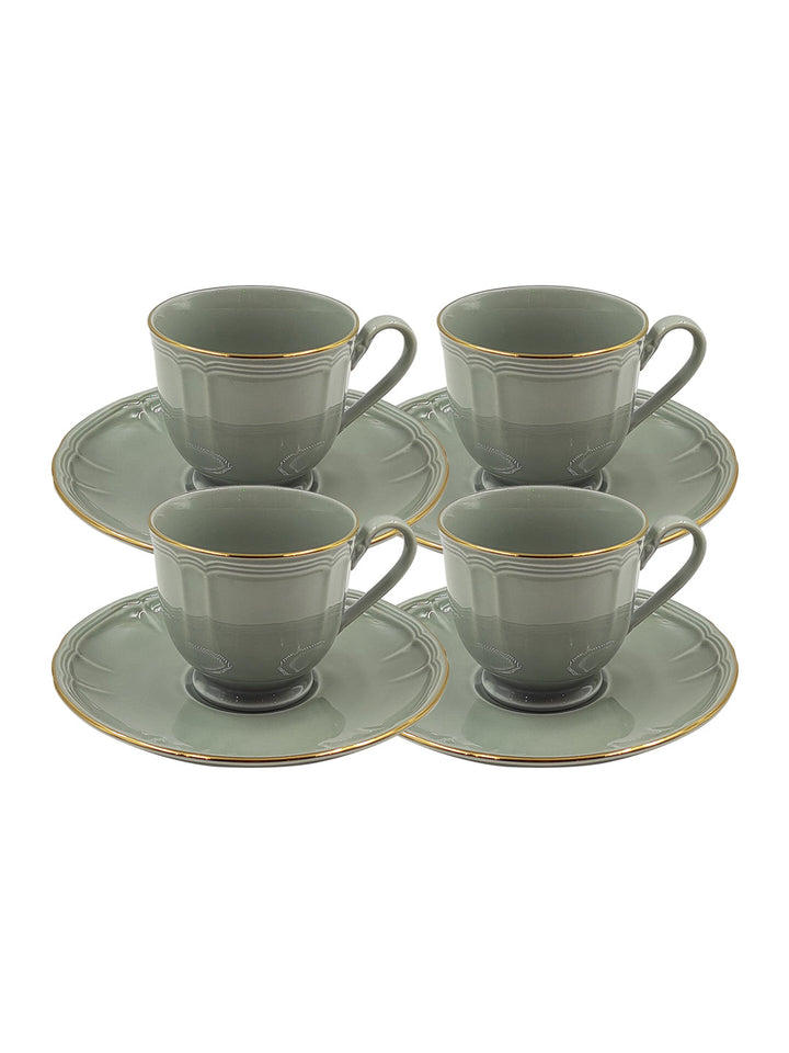 Buy Provence Teal-4 Pcs Tea Cup Saucer