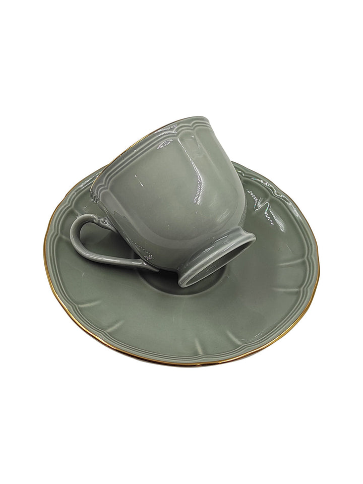 Buy Provence Teal-4 Pcs Tea Cup Saucer