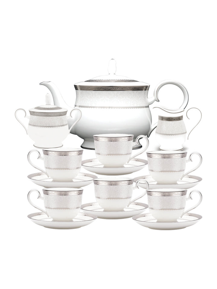Buy Odessa Platinum-17 Pcs Tea Set