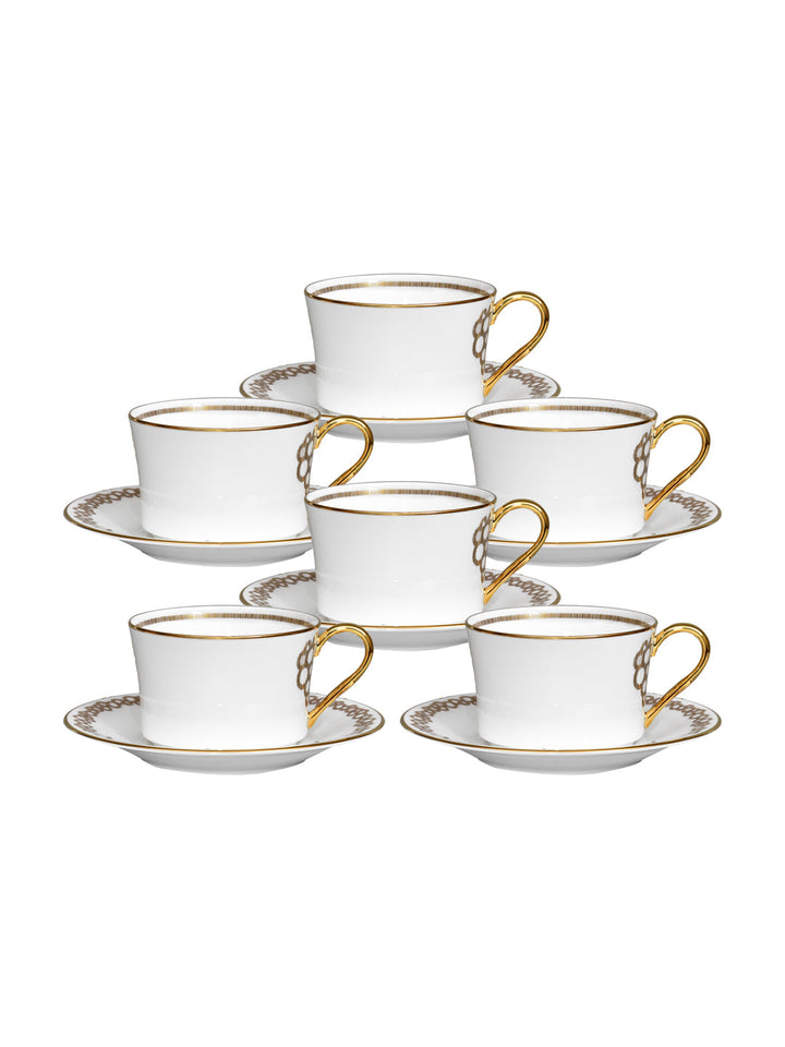 Buy Chatham Gold-12 Pcs Cup & Saucer