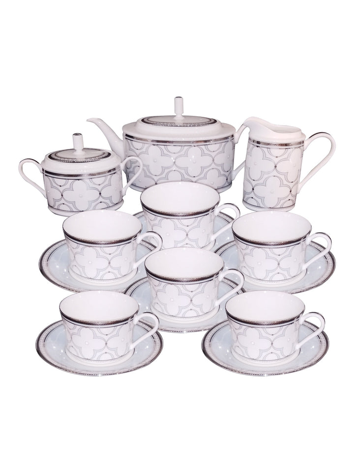 Buy Trefolio Platin-17 Pcs Tea Set
