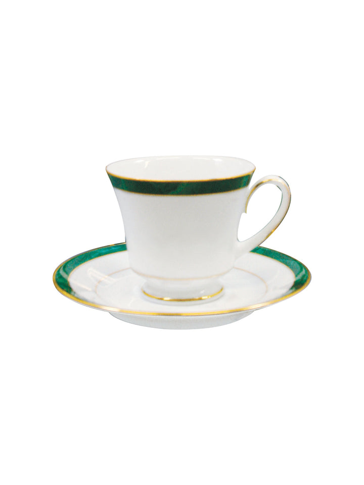 Buy Marble Green-12 Pcs Cup & Saucer