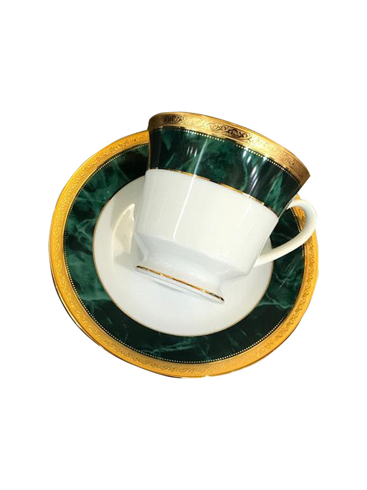 Buy Majestic Green-12 Pcs Cup & Saucer