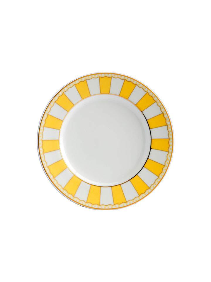 Buy Carnival Yellow Cake Plate Set Of Two