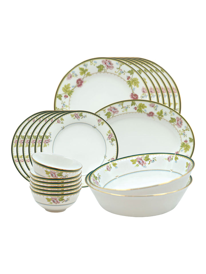 Buy Glorious Blooms-21 Pcs Dinner Set