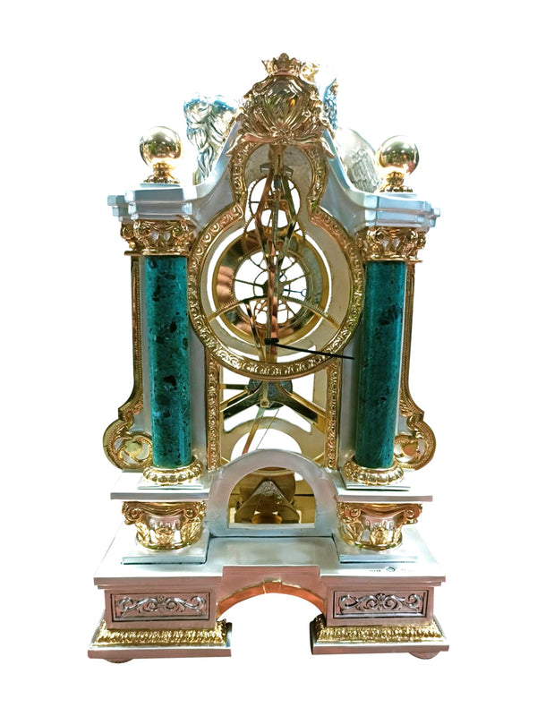 Buy Clock With Green Poles