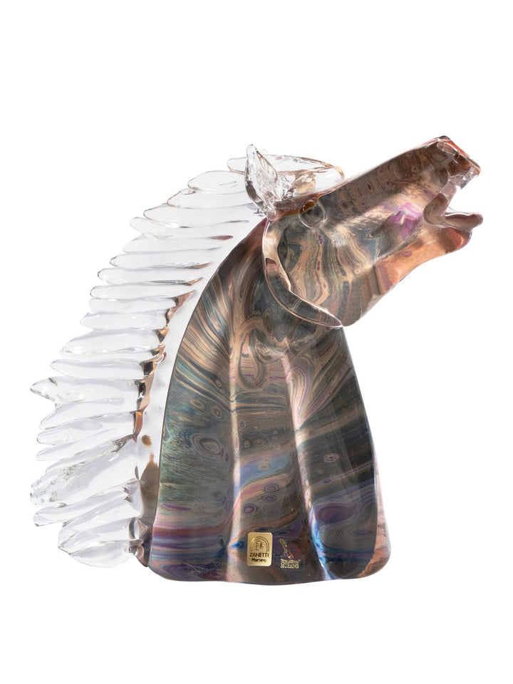 Buy Small Calcedonio Crystal Horse Head Facing Up