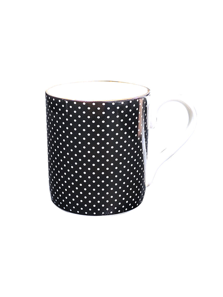 Buy Black Dots On White-Mugs-Set Of 6