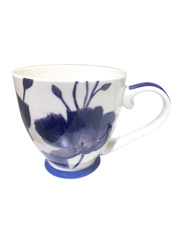 Buy Botanic Ink Blue Rome Shape Mug