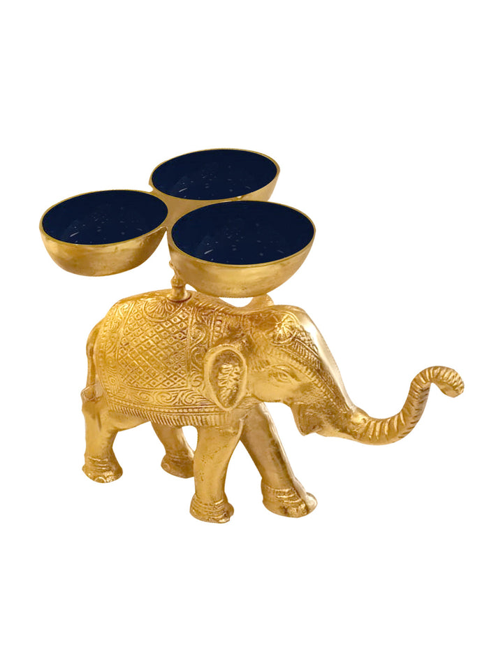 Buy Big Elephant With Three Nut Bowl